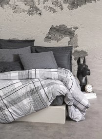 Ranforce Double Quilt Cover Set Will - Anthracite Anthracite