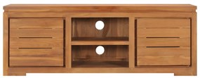 vidaXL Έπιπλο Τηλεόρασης 110 x 30 x 40 εκ. από Μασίφ Ξύλο Teak