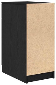 vidaXL Ντουλάπι γραφείου Μαύρη δρυς 33 x 50 x 75 εκ.