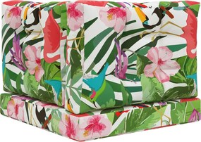 vidaXL Μαξιλάρι Καναπέ Εξωτερικού Χώρου 3 pcs πολύχρωμο Πολυεστέρας