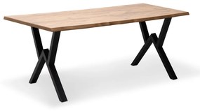 Τραπέζι Walter Megapap Mdf - μεταλλικό χρώμα ακακίας 140x80x75εκ.-GP038-0003,1