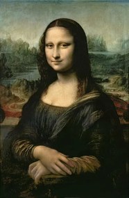Leonardo da Vinci - Αναπαραγωγή Mona Lisa, (26.7 x 40 cm)
