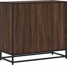 vidaXL Βιβλιοθήκη Καφέ Δρυς 80,5x35x76 εκ. Επεξεργασμένο Ξύλο