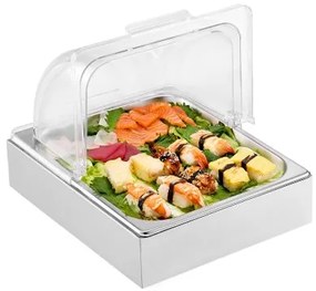 VEVOR Countertop Food Serving Display Container Condiment Dispenser with Lid