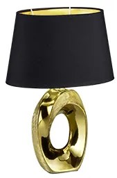 Taba Πορτατίφ με Μαύρο Καπέλο και Χρυσή Βάση Trio Lighting R50511079
