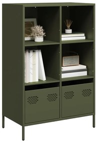 Ντουλάπι Πράσινο Λαδί 68x39x103,5 εκ. από Ατσάλι