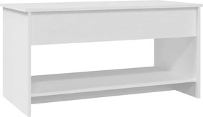 vidaXL Τραπεζάκι Σαλονιού Λευκό 102 x 50 x 52,5 εκ. Επεξεργασμένο Ξύλο