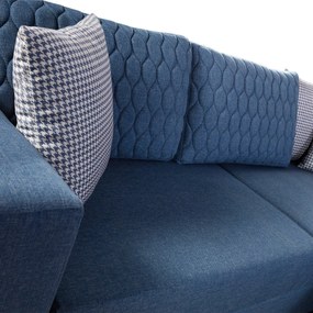 Corner Sofa-Bed Loft - Blue Blue