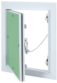 vidaXL Πάνελ Πρόσβασης Πράσινο και Ασημί 20 x 25 cm