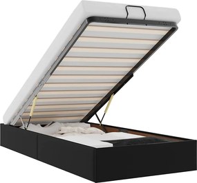 vidaXL Πλαίσιο κρεβατιού οθωμανικού κρεβατιού χωρίς στρώμα Λευκό