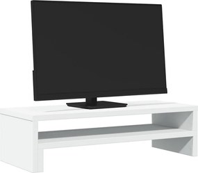 vidaXL Βάση Οθόνης Λευκή 54x22x15 εκ. από Επεξεργασμένο Ξύλο