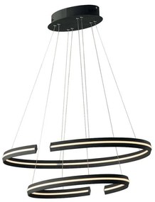 Φωτιστικό Οροφής Led-Clarke-S80 Black Luce Ambiente Design Aluminium
