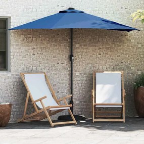 vidaXL Ομπρέλα Κήπου Αζούρ μπλε 294 x 150 x 224 εκ. ύφασμα