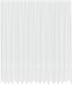 vidaXL Κουρτίνα Δαντέλας με κουρτίνες Λευκό 300 x 400 cm Πολυεστέρας
