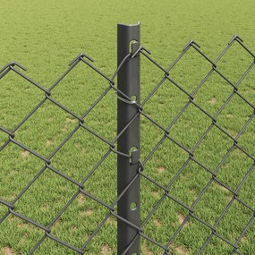 vidaXL Συρματόπλεγμα Περίφραξης με Πάσσαλο 10 x 1,2 μ