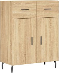 vidaXL Ντουλάπι Sonoma Δρυς 69,5 x 34 x 90 εκ. από Επεξεργασμένο Ξύλο