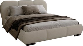 Επενδυμένο Κρεβάτι Rosa-Μπεζ-140 x 200