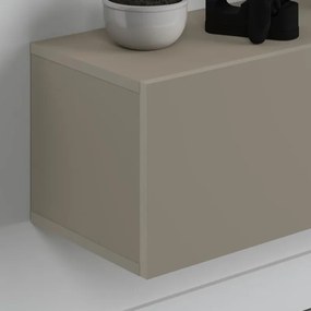 Έπιπλο τηλεόρασης επιτοίχιο Francy Megapap χρώμα sandstone 180x30x30εκ.