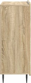 vidaXL Πλαϊνό γραφείο Sonoma Δρυς 66 x 34,5 x 92 εκ.