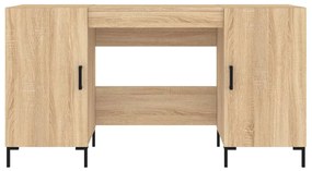 vidaXL Γραφείο Sonoma Δρυς 140 x 50 x 75 εκ. από Επεξεργασμένο Ξύλο