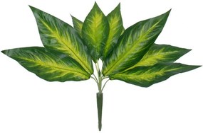 Τεχνητό Κλαδί-Φυτό Peace Lily 78277 33cm Green-Yellow GloboStar Πλαστικό, Ύφασμα