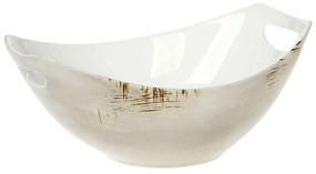 Φρουτιέρα Πορσελάνινη Country 37.100.78 28x19x12cm Beige Cryspo Trio Porcelain