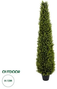 Artificial Garden CYPRESSUS SEMPERVIRENS 20395 Τεχνητό Διακοσμητικό Φυτό Μεσογειακό Κυπαρίσσι Υ150cm Globostar 20395