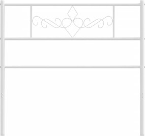 vidaXL Ανταλλακτικό κεφαλάρι Λευκό 107 εκ. Μεταλλικό