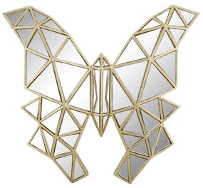 Διακοσμητική Φιγούρα DKD Home Decor 29,5 x 4 x 28,5 cm Χρυσό Πεταλούδα