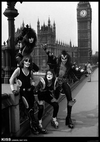 Αφίσα Kiss - London, May 1976
