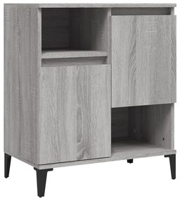 vidaXL Ντουλάπι 3 τεμ. Γκρι Sonoma 60x35x70 εκ. από Επεξεργασμένο Ξύλο