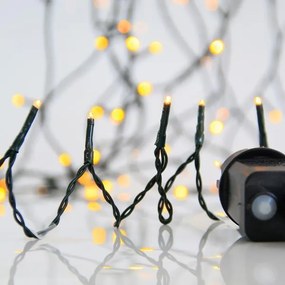 Eurolamp Σειρά 700 LED 3mm Θερμό Λευκό 34.95m Με 8 Προγράμματα Και Μνήμη ΙΡ44 Πράσινο Καλώδιο 600-13461