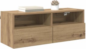 vidaXL Βάσεις τηλεόρασης 2 pcs Artisan Oak Επεξεργασμένο ξύλο