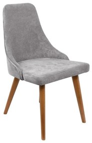 Dining Chair T-4 LUX Fylliana Grey - Golden Sand 47x44x90 cm