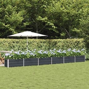 vidaXL Γλάστρα Ανθρακί 480 x 50 x 45 εκ Επικαλυμμένος Χάλυβας