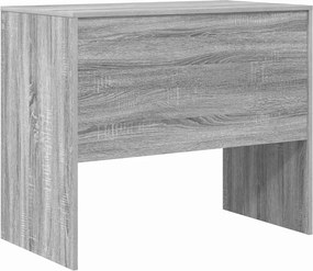vidaXL Γραφείο Γκρίζο Σονομα 90 x 50 x 76 εκ.