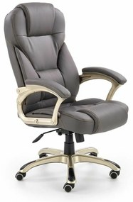 Καρέκλα γραφείου Houston 189, Γκρι, 112x67x70cm, 15 kg, Με μπράτσα, Με ρόδες, Μηχανισμός καρέκλας: Κλίση | Epipla1.gr