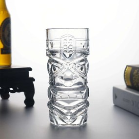 Cocktail Glass Set (2 Pieces) Tiki Transparent