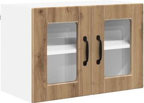 VidaXL Ραφιέρα τοίχου PORTO 2 τμχ. Artisan Δρυς 60 x 31 x 40 εκ