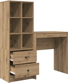 vidaXL Γραφείο Artisan Oak 115,5 x 40 x 127 εκ 2 τμχ.