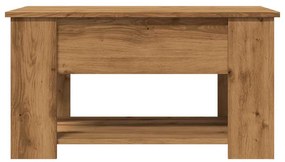 vidaXL Τραπεζάκι σαλονιού Artisan Oak 79x49x41 cm Κατασκευασμένο ξύλο