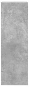 vidaXL Ντουλάπι Γκρι Σκυρ. 45x41x124 εκ. από Επεξεργασμένο Ξύλο