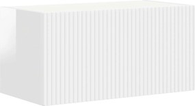 vidaXL Σετ επίπλου τηλεόρασης 4 pcs Υψηλής γυαλάδας λευκό