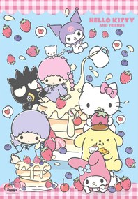 Clementoni Παζλ High Quality Collection Hello Kitty &amp; Friends 1000 τμχ - Compact Box