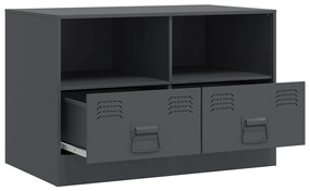 vidaXL Έπιπλο Τηλεόρασης Ανθρακί 67x39x44 εκ. από Χάλυβα