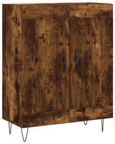 vidaXL Ντουλάπι Καπνιστή Δρυς 69,5x34x180 εκ. από Επεξεργασμένο Ξύλο