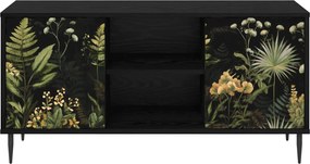 vidaXL Ντουλάπι TV RHENEN 102 x 33 x 51 εκ Μαύρη Δρυς