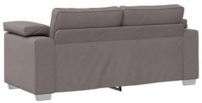 vidaXL Καναπές με μαξιλάρι Taupe 180 x 77 x 82 εκ ύφασμα