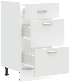 vidaXL Κάτω ντουλάπι Lyon λευκό 40x46x81,5 cm Ξύλινο μηχανουργικό ξύλο