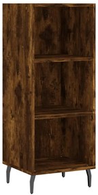 vidaXL Ντουλάπι Καπνιστή δρυς 34,5x34x180 εκ. από Επεξεργασμένο Ξύλο